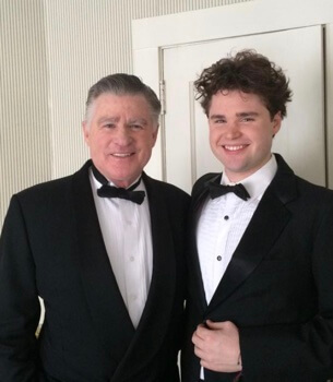 Pam Van Sant's late husband, Treat Williams, and their son. 
